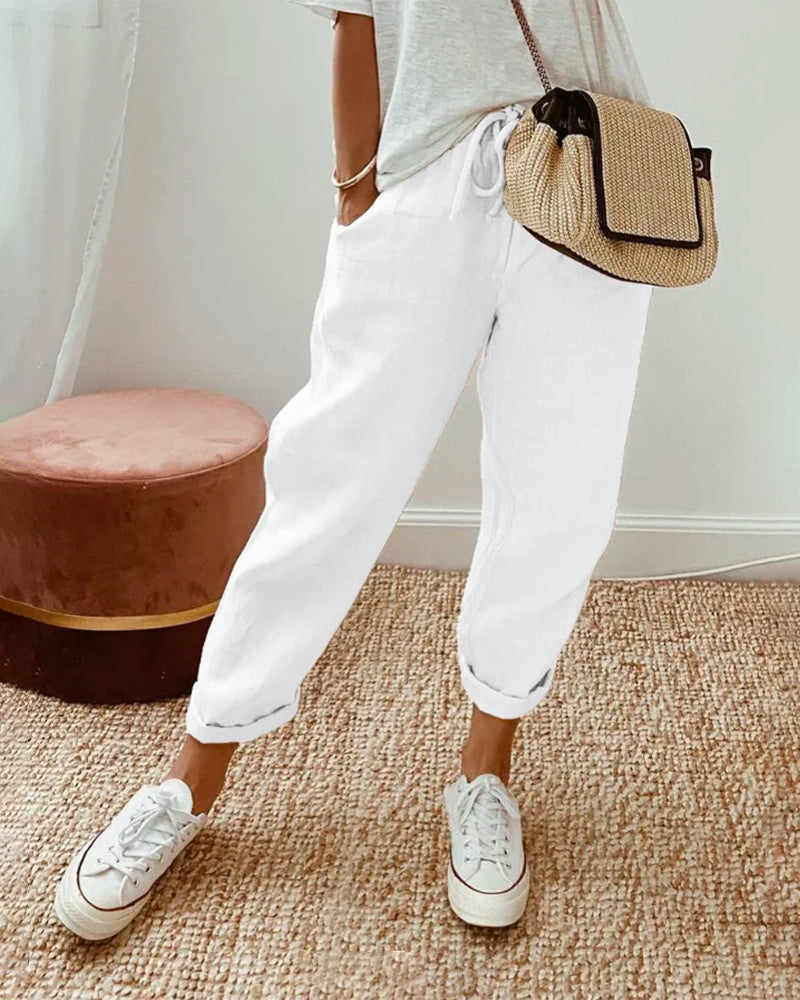 SANNE™ | Casual Women's Pants with Breathable Comfort and Timeless Elegance for Every Day